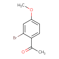 Chemical structure of 1-(2-bromo-4-methoxyphenyl)ethan-1-one - CSSB00000697255