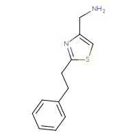 Chemical structure of 1-[2-(2-phenylethyl)-1,3-thiazol-4-yl]methanamine - CSSB00000685469