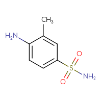 Chemical structure of 4-amino-3-methylbenzene-1-sulfonamide - CSSB00011352517