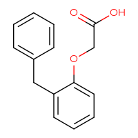 Chemical structure of 2-(2-benzylphenoxy)acetic acid - CSSB00000489535