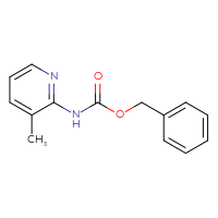 Chemical structure of benzyl N-(3-methylpyridin-2-yl)carbamate - CSSB00010253602