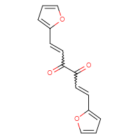 Chemical structure of 1,6-bis(furan-2-yl)hexa-1,5-diene-3,4-dione - CSSB00020675250