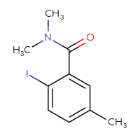 Chemical structure of 2-iodo-N,N,5-trimethylbenzamide - CSSB00015295483