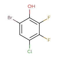 C6H2BrClF2O