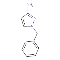 Chemical structure of 1-benzyl-1H-pyrazol-3-amine - CSSB00000746754