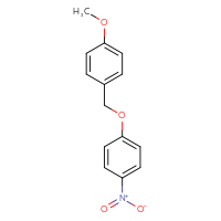 Chemical structure of 1-methoxy-4-[(4-nitrophenoxy)methyl]benzene - CSSB00103799132