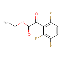 Chemical structure of ethyl 2-oxo-2-(2,3,6-trifluorophenyl)acetate - CSSB00010943784