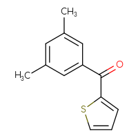 Chemical structure of (3,5-dimethylphenyl)(thiophen-2-yl)methanone - CSSB00011267911