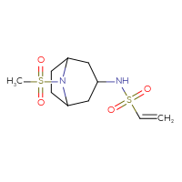 Chemical structure of N-{8-methanesulfonyl-8-azabicyclo[3.2.1]octan-3-yl}ethene-1-sulfonamide - CSSB06714096024