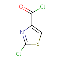 Chemical structure of 2-chloro-1,3-thiazole-4-carbonyl chloride - CSSB00000709324