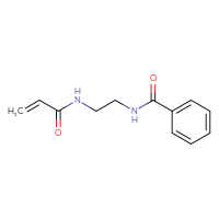 Chemical structure of N-[2-(phenylformamido)ethyl]prop-2-enamide - CSSB00103325985