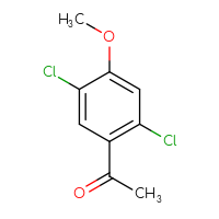 Chemical structure of 1-(2,5-dichloro-4-methoxyphenyl)ethan-1-one - CSSB00012770083