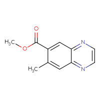 Chemical structure of methyl 7-methylquinoxaline-6-carboxylate - CSSB01392470122