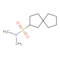 Chemical structure of N,N-dimethylspiro[4.4]nonane-2-sulfonamide - CSSB02268880063