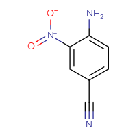 Chemical structure of 4-amino-3-nitrobenzonitrile - CSSB00000210007