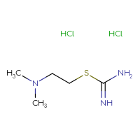 Chemical structure of [2-(carbamimidoylsulfanyl)ethyl]dimethylamine dihydrochloride - CSSB00000084615