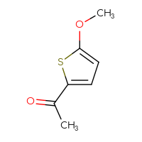 Chemical structure of 1-(5-methoxythiophen-2-yl)ethan-1-one - CSSB00013045270