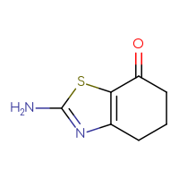 Chemical structure of 2-amino-4,5,6,7-tetrahydro-1,3-benzothiazol-7-one - CSSB00000749431