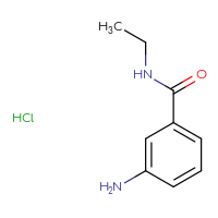 Chemical structure of 3-amino-N-ethylbenzamide hydrochloride - CSSB00133092477