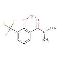 Chemical structure of 2-methoxy-N,N-dimethyl-3-(trifluoromethyl)benzamide - CSSB07099266682