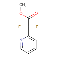Chemical structure of methyl 2,2-difluoro-2-(pyridin-2-yl)acetate - CSSB00016132172