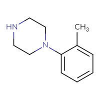 Chemical structure of 1-(2-methylphenyl)piperazine - CSSB00000739941