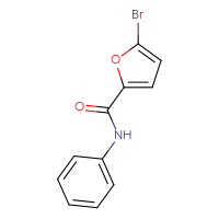 Chemical structure of 5-bromo-N-phenylfuran-2-carboxamide - CSSB00000153498
