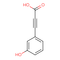 Chemical structure of 3-(3-hydroxyphenyl)prop-2-ynoic acid - CSSB00009909484