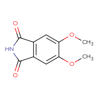 Chemical structure of 5,6-dimethoxy-2,3-dihydro-1H-isoindole-1,3-dione - CSSB00010491959