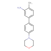 Chemical structure of 4-methyl-4'-(morpholin-4-yl)-[1,1'-biphenyl]-3-amine - CSSB06586687265