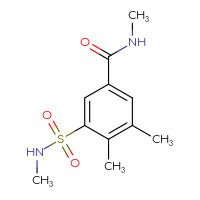 Chemical structure of N,3,4-trimethyl-5-(methylsulfamoyl)benzamide - CSSB00026573843