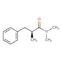 Chemical structure of (2S)-N,N,2-trimethyl-3-phenylpropanamide - CSSB00103314856