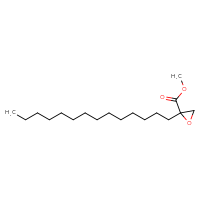 Chemical structure of methyl 2-tetradecyloxirane-2-carboxylate - CSSB00102514974