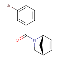 Chemical structure of (1S,4R)-2-(3-bromobenzoyl)-2-azabicyclo[2.2.1]hept-5-ene - CSSB06681495789