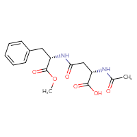 Chemical structure of (2S)-2-acetamido-3-{[(2S)-1-methoxy-1-oxo-3-phenylpropan-2-yl]carbamoyl}propanoic acid - CSSB20518095485