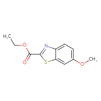 Chemical structure of ethyl 6-methoxy-1,3-benzothiazole-2-carboxylate - CSSB00012339823