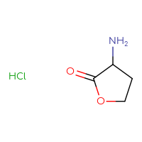Chemical structure of 3-aminooxolan-2-one hydrochloride - CSSB00020589829