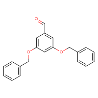 Chemical structure of 3,5-bis(benzyloxy)benzaldehyde - CSSB00000036514