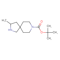 Chemical structure of tert-butyl 3-methyl-2,8-diazaspiro[4.5]decane-8-carboxylate - CSSB00015206097