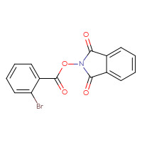 Chemical structure of 1,3-dioxo-2,3-dihydro-1H-isoindol-2-yl 2-bromobenzoate - CSSB00113926794