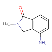 Chemical structure of 4-amino-2-methyl-2,3-dihydro-1H-isoindol-1-one - CSSB00009832851