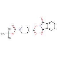 Chemical structure of 1-tert-butyl 4-(1,3-dioxo-2,3-dihydro-1H-isoindol-2-yl) piperidine-1,4-dicarboxylate - CSSB00113661572