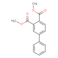 Chemical structure of 3,4-dimethyl [1,1'-biphenyl]-3,4-dicarboxylate - CSSB06584112096