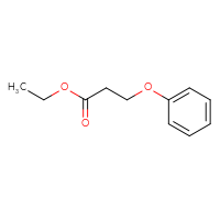 Chemical structure of ethyl 3-phenoxypropanoate - CSSB00000170654