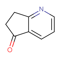 Chemical structure of 5H,6H,7H-cyclopenta[b]pyridin-5-one - CSSB00000085436