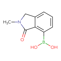 Chemical structure of (2-methyl-3-oxo-2,3-dihydro-1H-isoindol-4-yl)boronic acid - CSSB00009858911