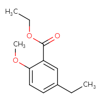 Chemical structure of ethyl 5-ethyl-2-methoxybenzoate - CSSB00133156006