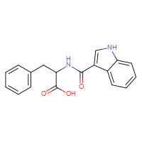 Chemical structure of 2-[(1H-indol-3-yl)formamido]-3-phenylpropanoic acid - CSSB00020650798