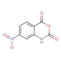 Chemical structure of 7-nitro-2,4-dihydro-1H-3,1-benzoxazine-2,4-dione - CSSB00011810586