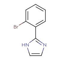 Chemical structure of 2-(2-bromophenyl)-1H-imidazole - CSSB00011532729